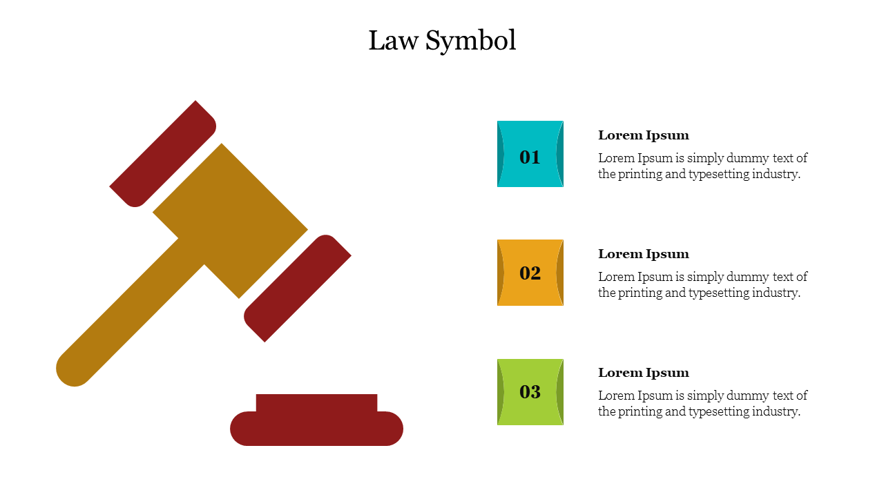 Free - Elegant Law Symbol PowerPoint Template Presentation